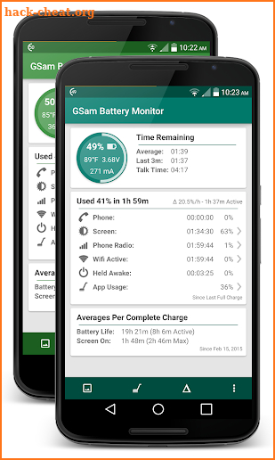 GSam Battery Monitor screenshot