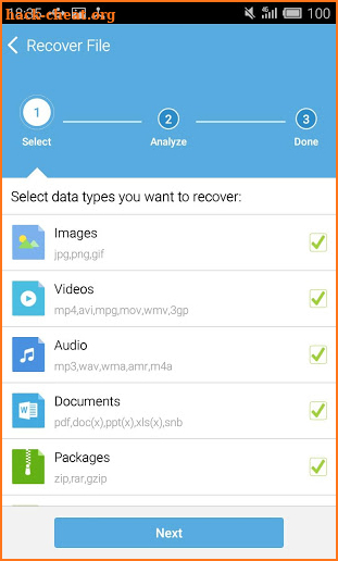 GT File Recovery screenshot