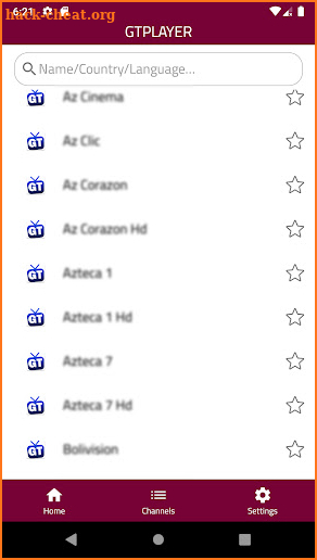 GT IPTV PLAYER screenshot