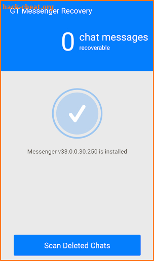 GT Messenger Recovery screenshot