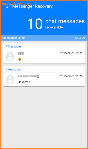 GT Messenger Recovery screenshot