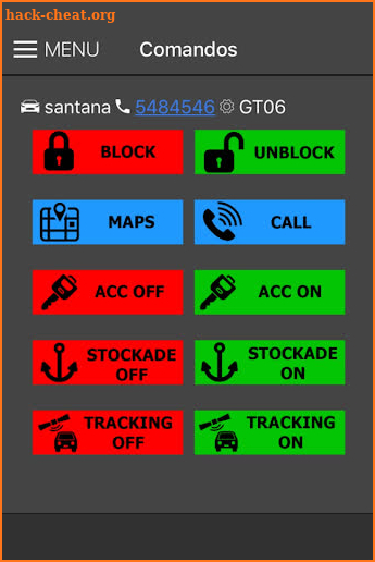 GT06 TK100 TK102 TK103 TK303 PRO trackers screenshot
