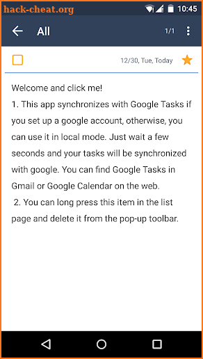 GTasks: Todo List & Task List screenshot