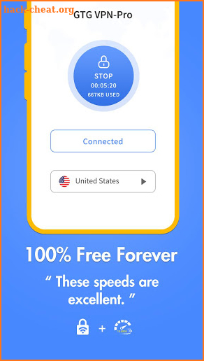 GTG VPN - Fast & Free Proxy screenshot