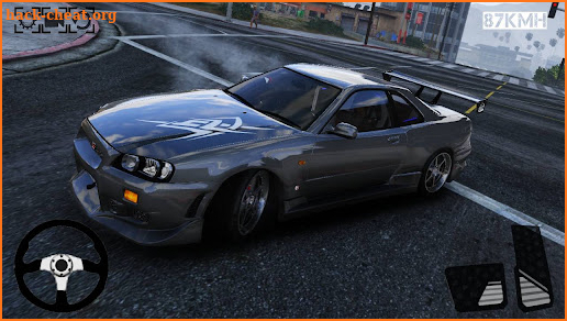 GTR Skyline Car Drift & Drag screenshot