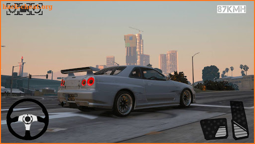 GTR Skyline Car Drift & Drag screenshot