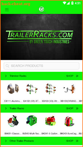 GT/TrailerRacks.com screenshot