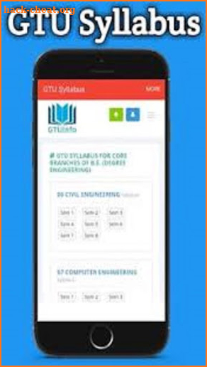 GTU All Info/Result/Time Table/Question Papers screenshot