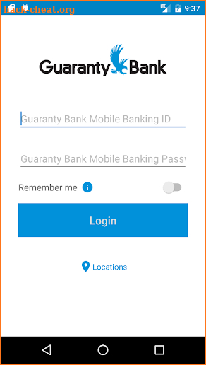 Guaranty Bank Mobile Banking screenshot