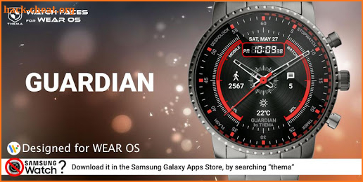 Guardian Watch Face & Clock Widget screenshot