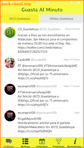 Guastatoya Noticias - Futbol de los Pecho Amarillo screenshot