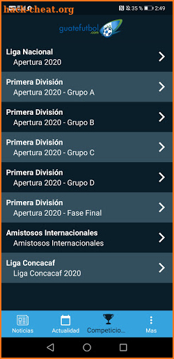 Guatefutbol.com screenshot