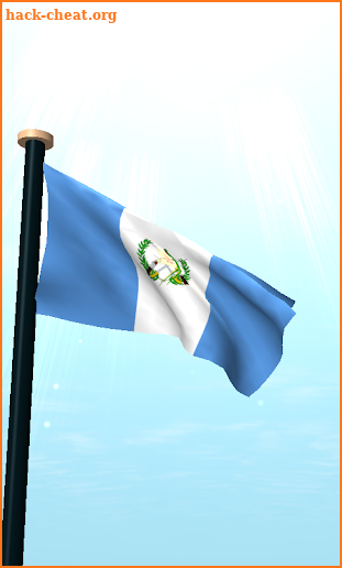 Guatemala Flag 3D Free screenshot