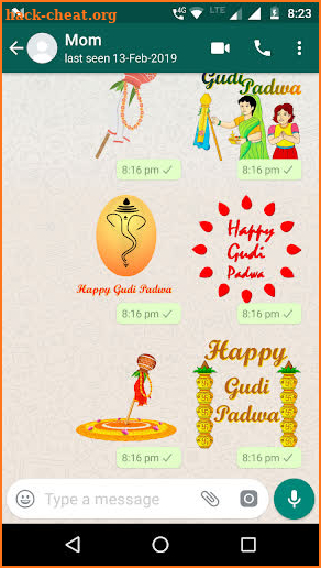Gudi Padwa WhatsApp Stickers screenshot