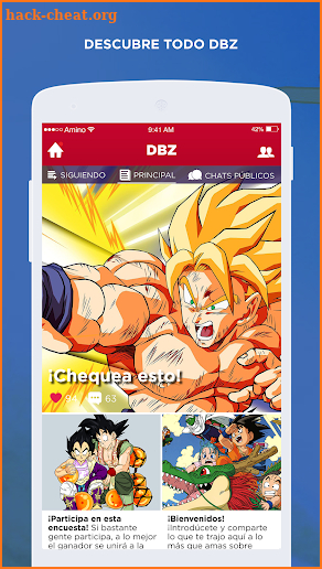 Guerreros Z Amino para Dragon Ball Z en Español screenshot