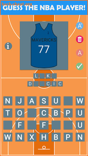 Guess Basketball Jersey Number screenshot