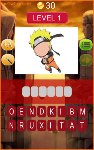 Guess Character Ninja Anime screenshot