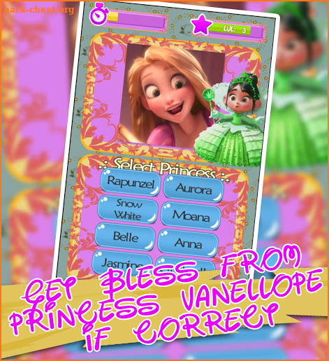 Guess Disney Princess In Wreck it Ralph 2 screenshot
