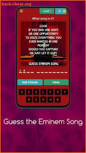 Guess Eminem Song screenshot