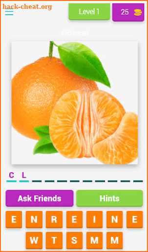 Guess Fruits and Vegetables screenshot