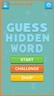 Guess Hidden Word screenshot