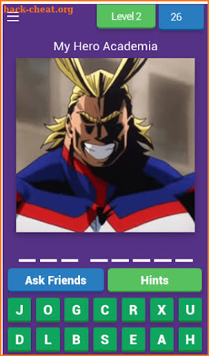 Guess My Hero Academia Character screenshot