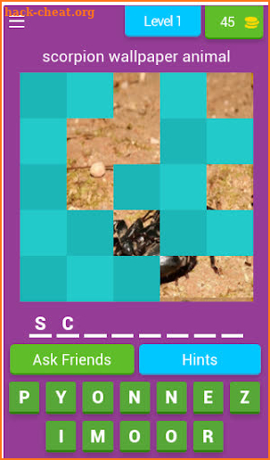 Guess Scorpion Animal Pic screenshot