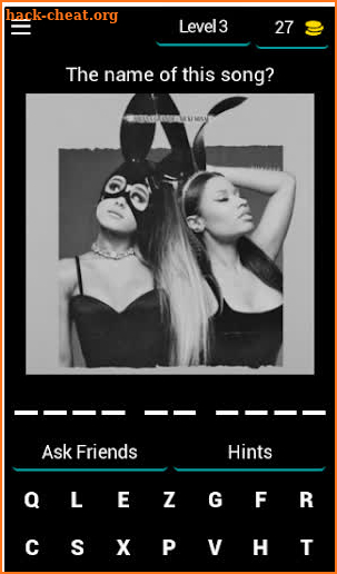 Guess songs Ariana Grande screenshot