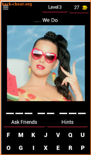Guess songs Katy Perry screenshot
