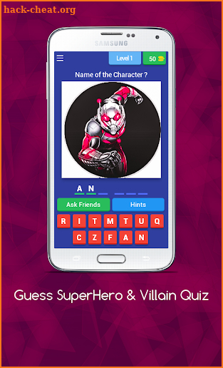 Guess SuperHero & Villain Quiz screenshot
