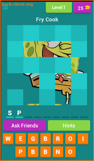 Guess that SpongeBob Character screenshot