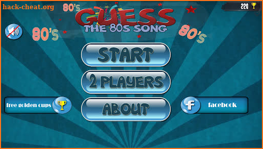 Guess the 80s song quiz screenshot