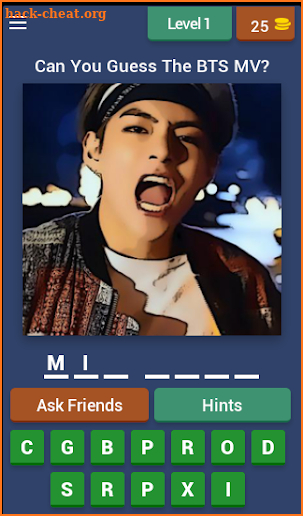 Guess The BTS's MV by V Pictures Kpop Quiz Game screenshot