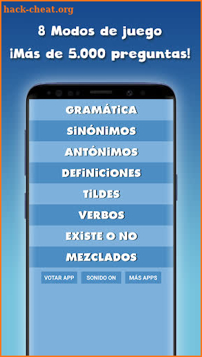 Guess the correct word in Spanish free screenshot