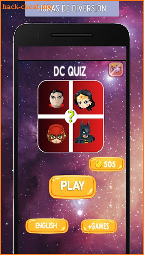 Guess the DC characters 💥 Superhero Quiz Free screenshot
