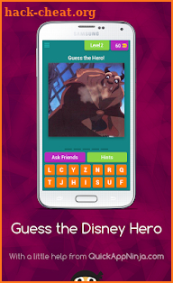 Guess the Disney Hero screenshot
