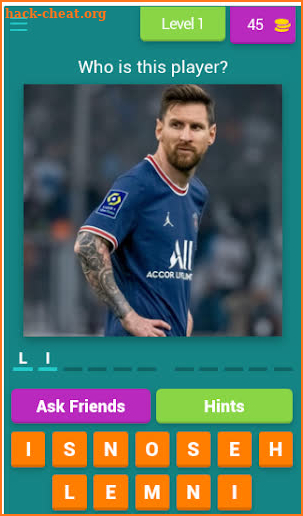 Guess the football player Quiz screenshot