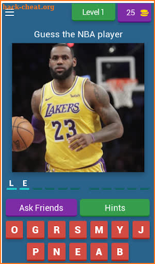 Guess the NBA player screenshot