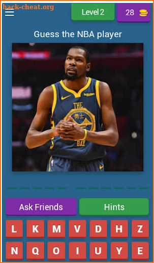 Guess the NBA player screenshot