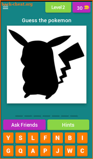 Guess The Pokemon Shadow Quiz screenshot