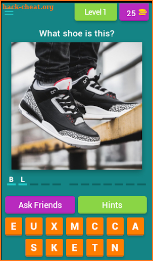 Guess the Shoe Quiz screenshot
