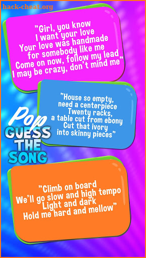 Guess The Song Pop Songs Quiz screenshot