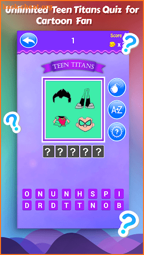 Guess the Teen titans screenshot