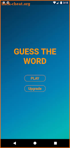Guess The Word screenshot