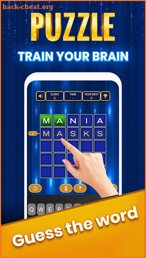 Guess The Word puzzle game show screenshot