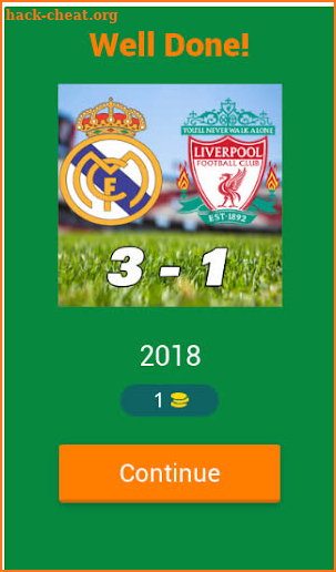 Guess the year of UEFA Champions League finals screenshot