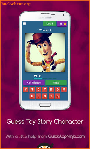 Guess Toy Story Character screenshot