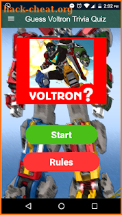 Guess Voltron Trivia Quiz screenshot