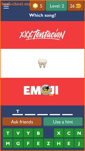 Guess XXXTentacion Songs - Emojis Quiz Game screenshot