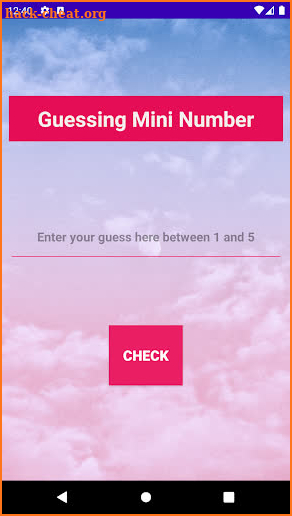 Guessing Mini Number screenshot